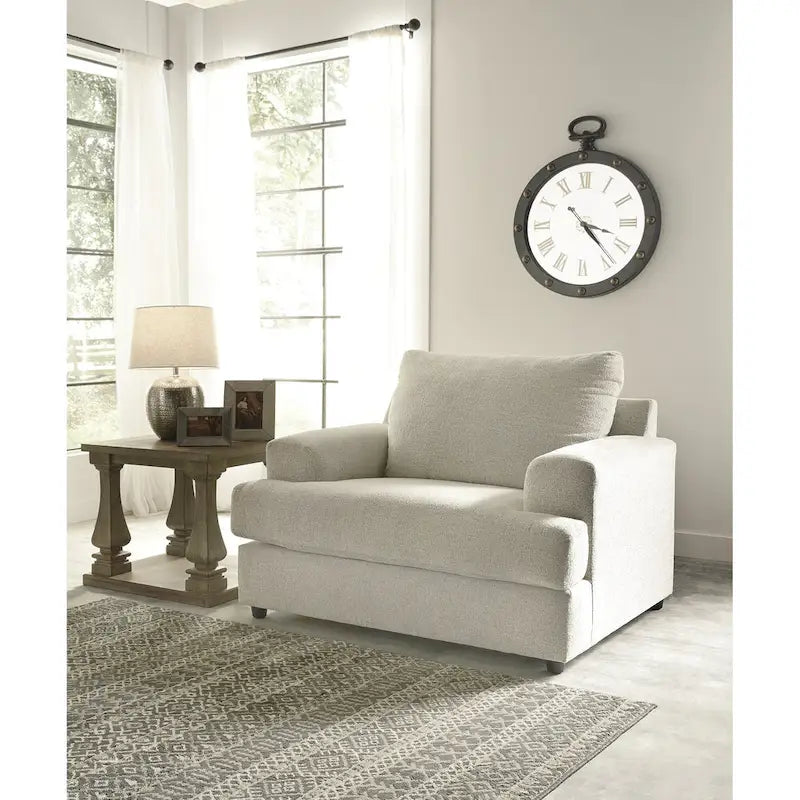 Beige Two-Piece Upholstered Furniture Set - Width 52 x Depth 40 x Height 39