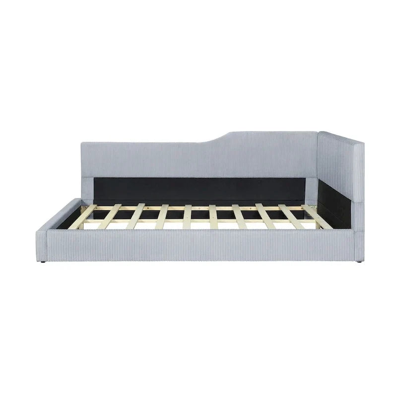 Full L-Shaped Daybed with Solid Frame