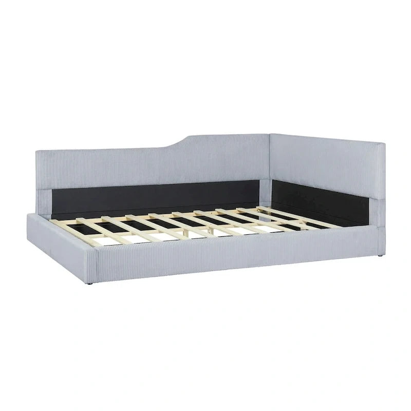 Full L-Shaped Daybed with Solid Frame