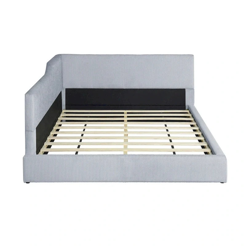 Full L-Shaped Daybed with Solid Frame