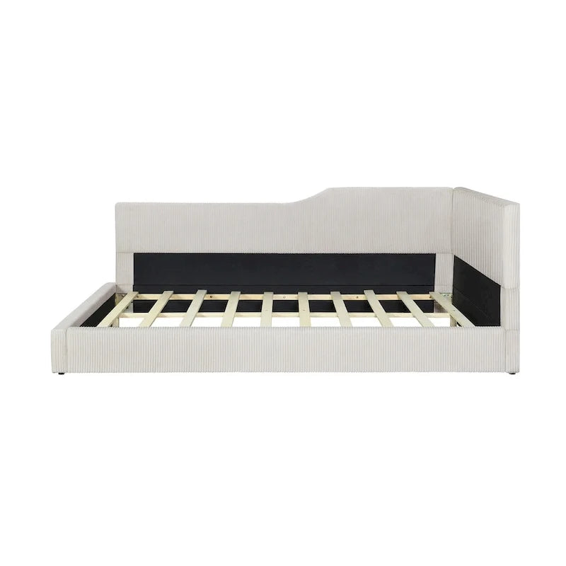 Full L-Shaped Daybed with Solid Frame