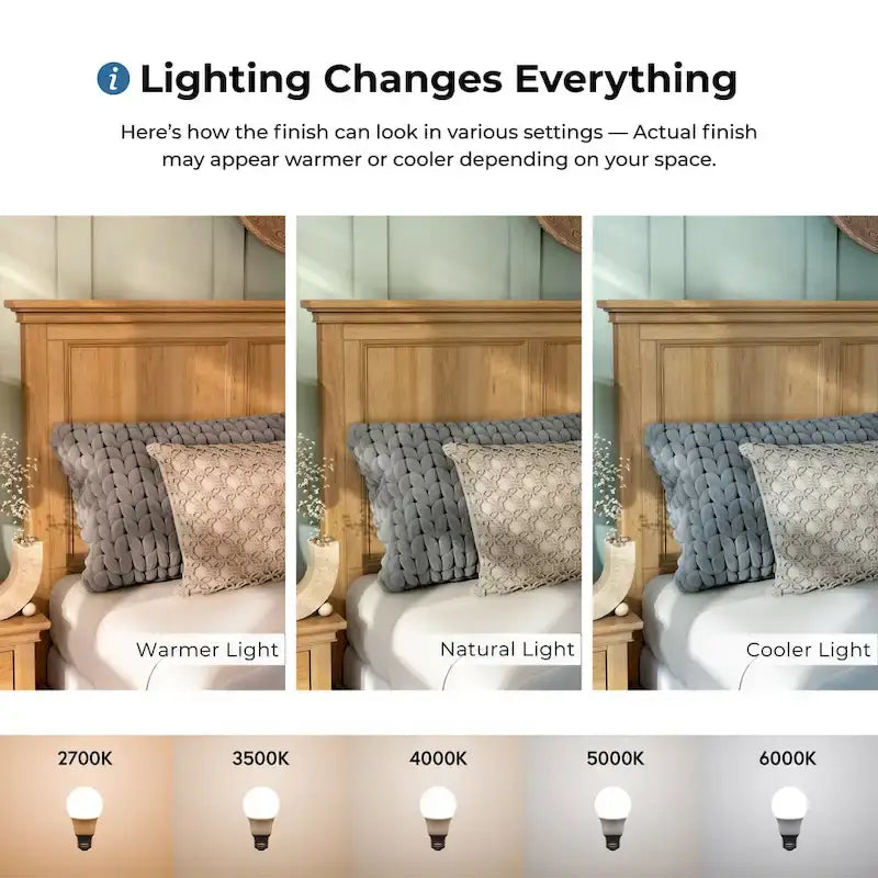 Bett aus Massivholz mit Paneelen aus natürlicher Eiche im Landhausstil