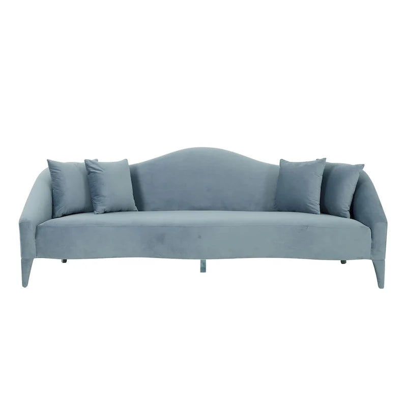Velvet Sofa - 96W x 36.2D x 34.3H - 96W x 36.2D x 34.3H