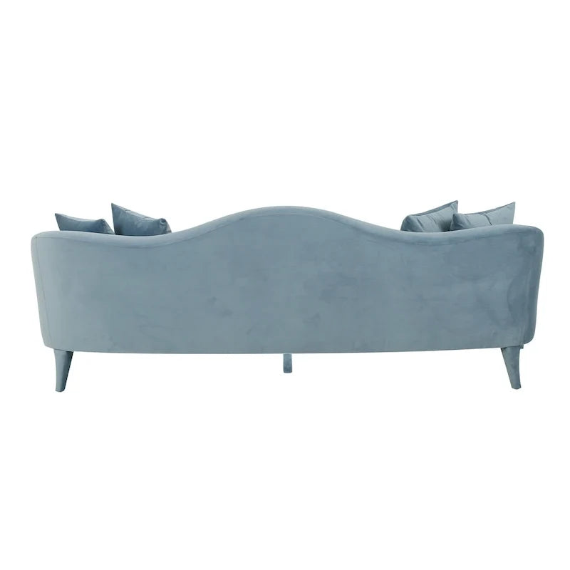 Velvet Sofa - 96W x 36.2D x 34.3H - 96W x 36.2D x 34.3H