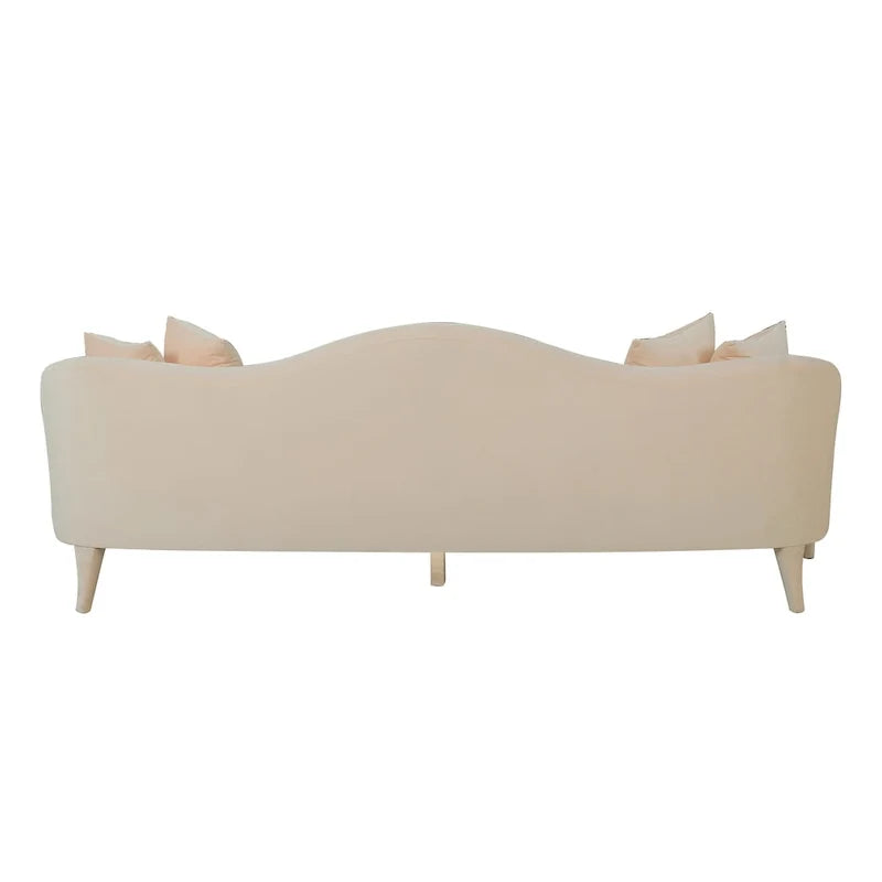 Velvet Sofa - 96W x 36.2D x 34.3H - 96W x 36.2D x 34.3H