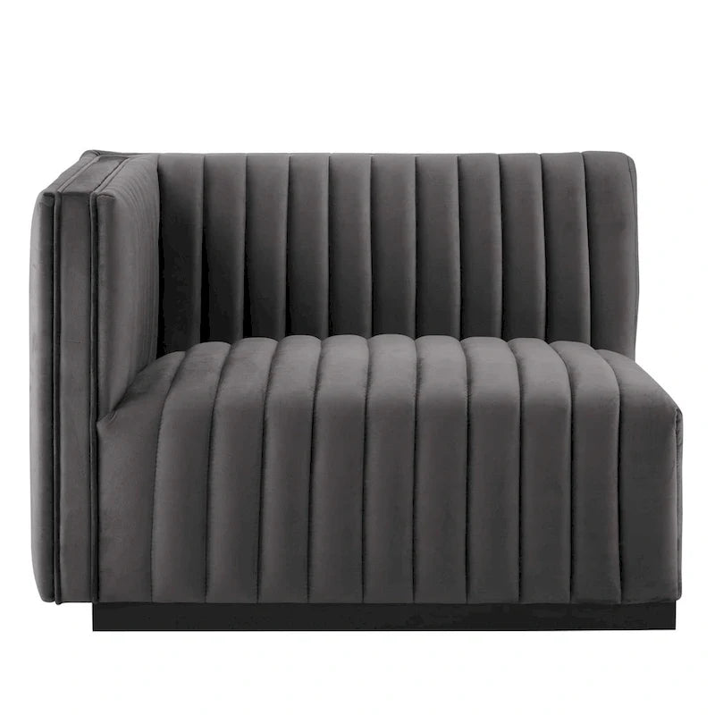 Gepolstertes Zweisitzersofa aus strapazierfähigem Samt