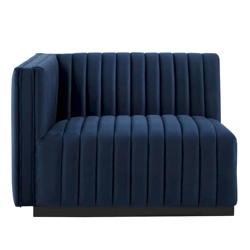 Gepolstertes Zweisitzersofa aus strapazierfähigem Samt