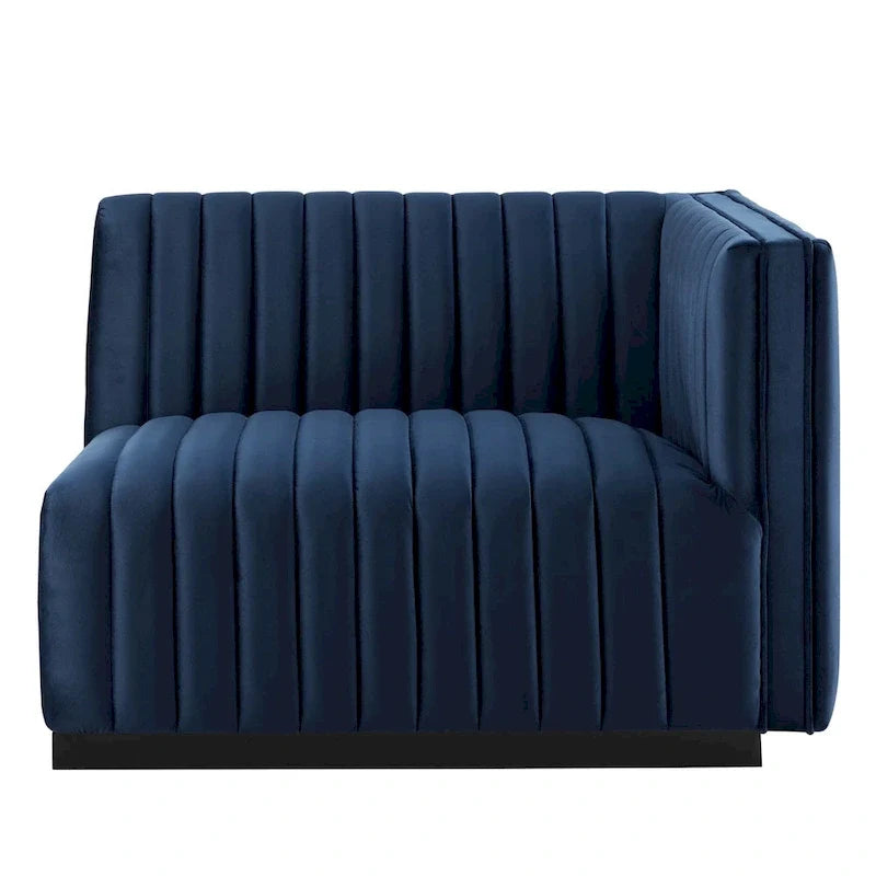 Gepolstertes Zweisitzersofa aus strapazierfähigem Samt
