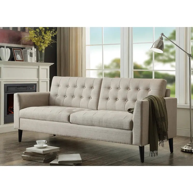 Moser Bay Estrella Multicolor Tufted Square Arm Loveseat 33 inches Wide