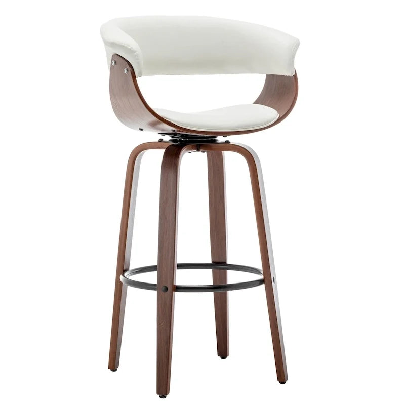 Padded Modern Bar Stool (Set of 2 Stools)
