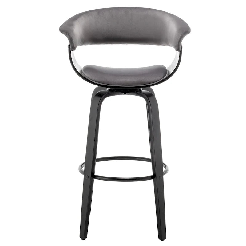 Padded Modern Bar Stool (Set of 2 Stools)