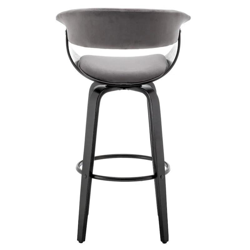 Padded Modern Bar Stool (Set of 2 Stools)