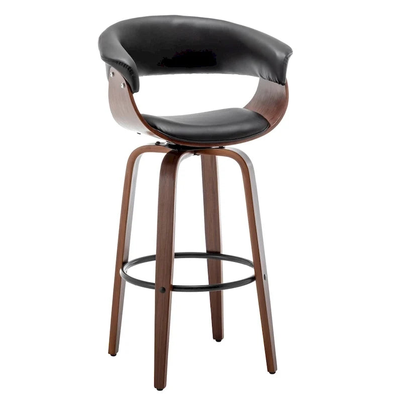 Padded Modern Bar Stool (Set of 2 Stools)