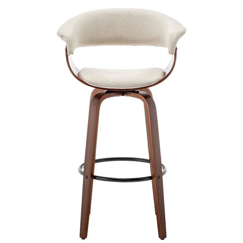 Padded Modern Bar Stool (Set of 2 Stools)