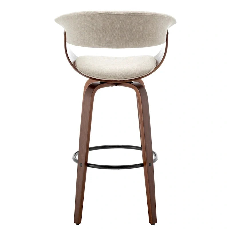 Padded Modern Bar Stool (Set of 2 Stools)