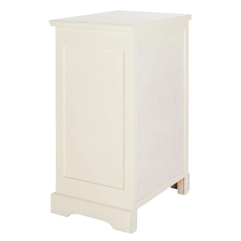 Grey Storage Side Table - 17.7 x 13.8 x 29.9 - 18Wx14Dx30H