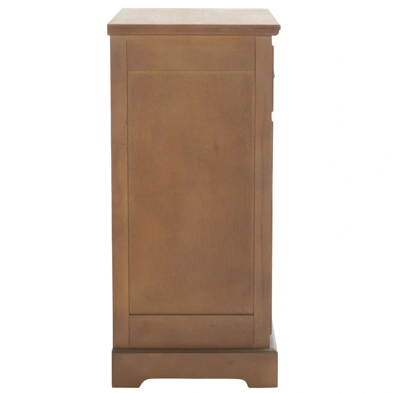 Grey Storage Side Table - 17.7 x 13.8 x 29.9 - 18Wx14Dx30H