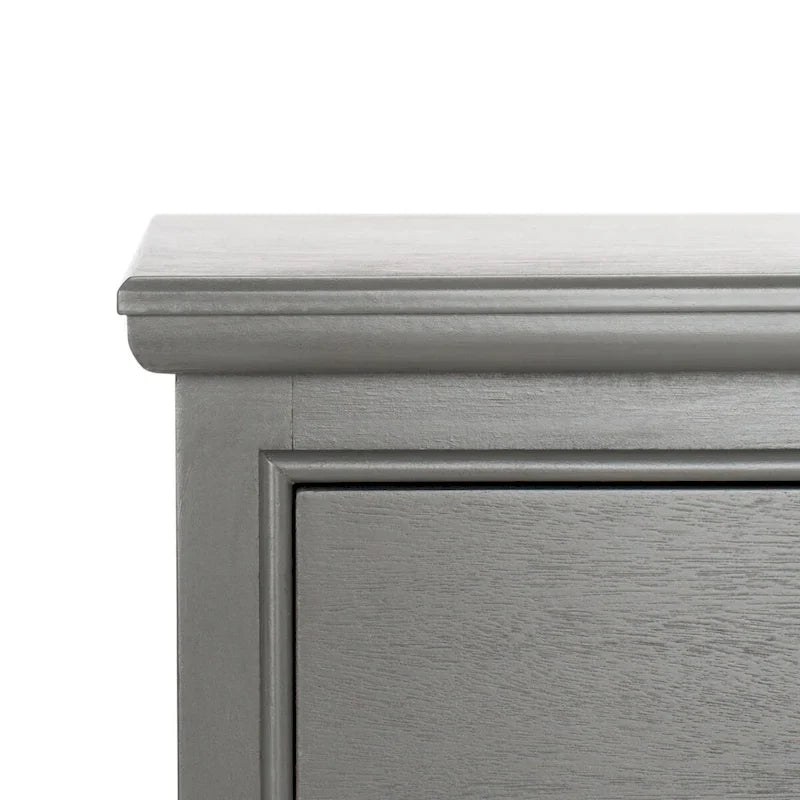 Grey Storage Side Table - 17.7 x 13.8 x 29.9 - 18Wx14Dx30H