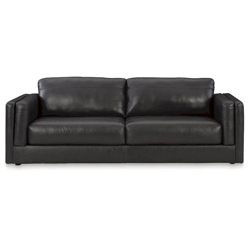 Leather Sofa - Width 96 x Depth 41 x Height 35 (inches)