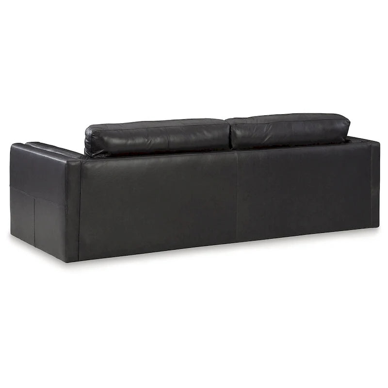 Leather Sofa - Width 96 x Depth 41 x Height 35 (inches)