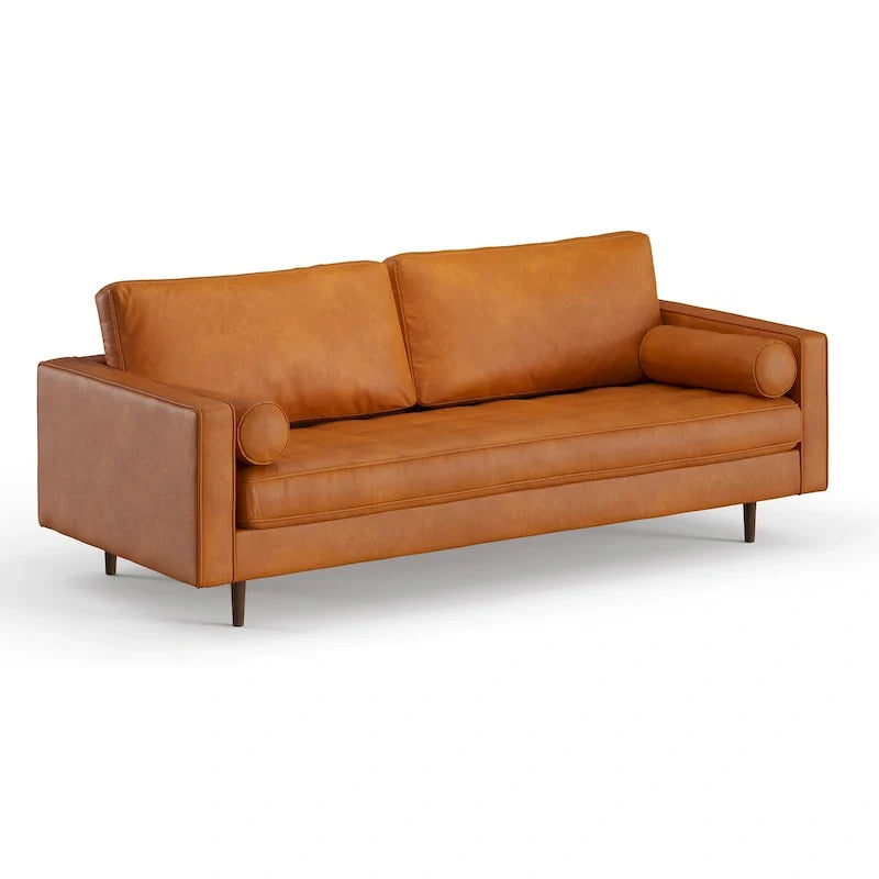 Ledersofa aus Echtleder