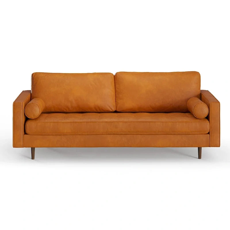 Ledersofa aus Echtleder