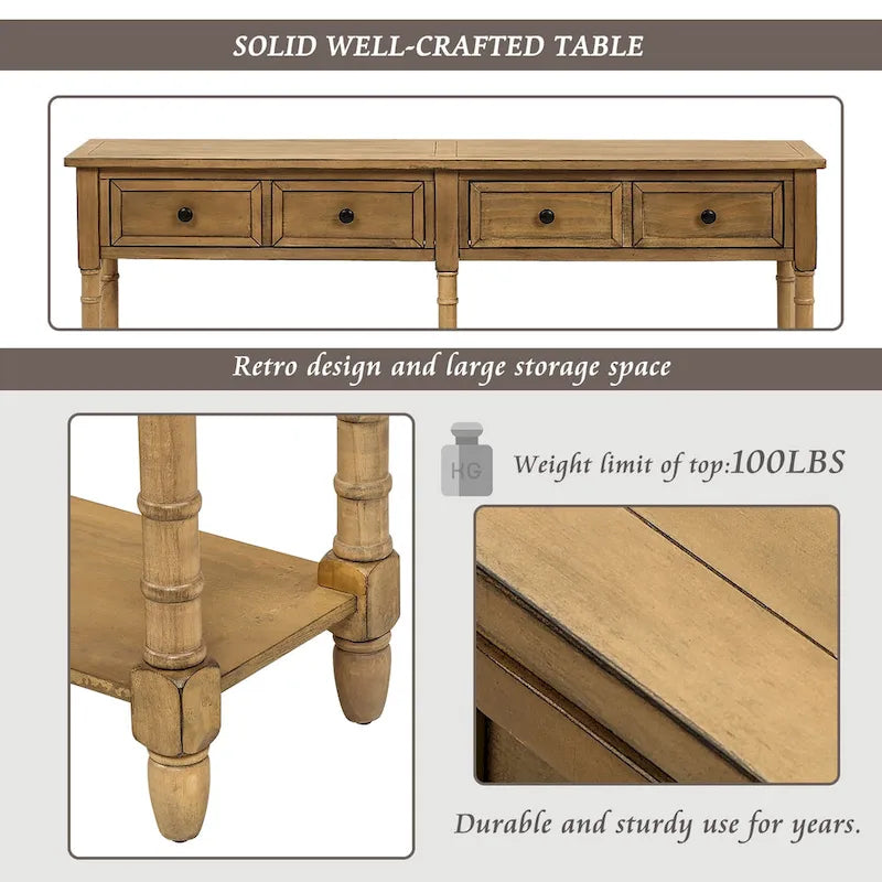 Sofa Table Easy Assembly
