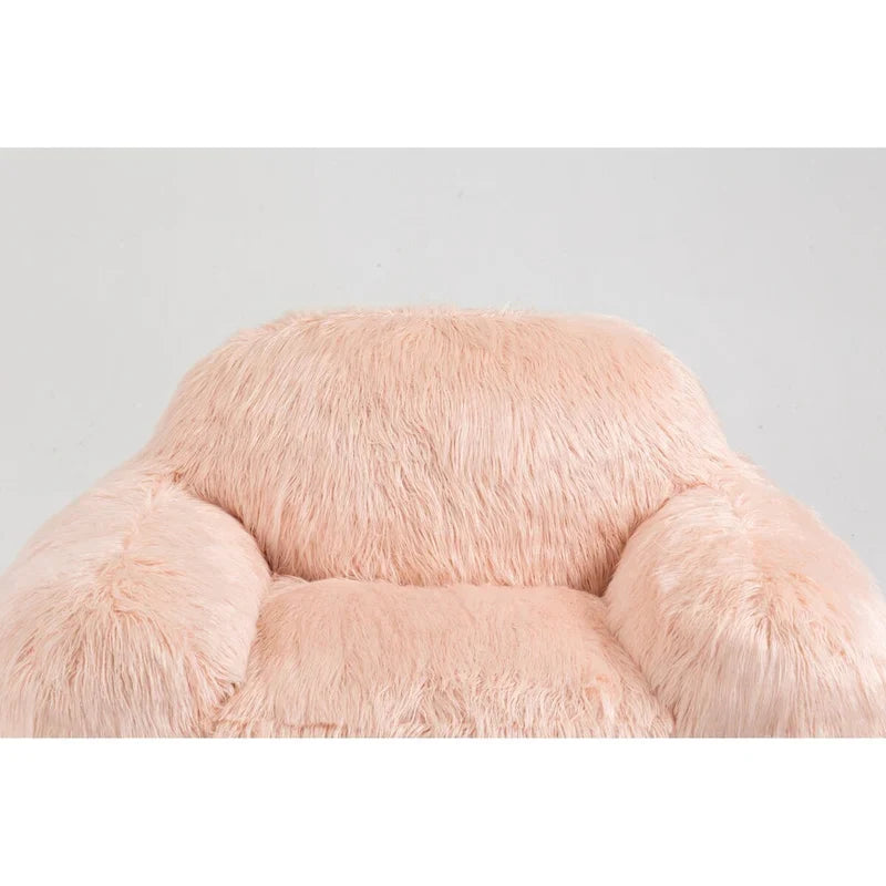 Bean Bag Chair Lazy Long Hair Sofa Adult, Teen High Density Foam Filled Modern Focus Chair