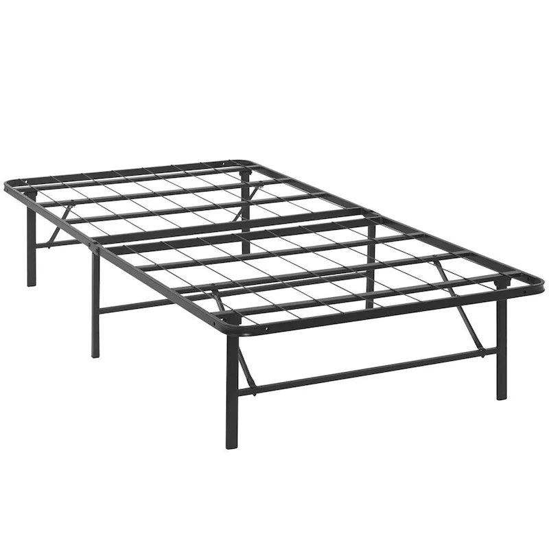 Bettgestell Horizon aus braunem Edelstahl, Größe - Einzelbett