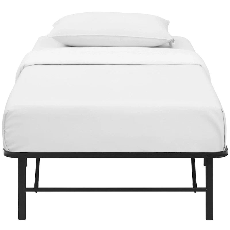 Bettgestell Horizon aus braunem Edelstahl, Größe - Einzelbett